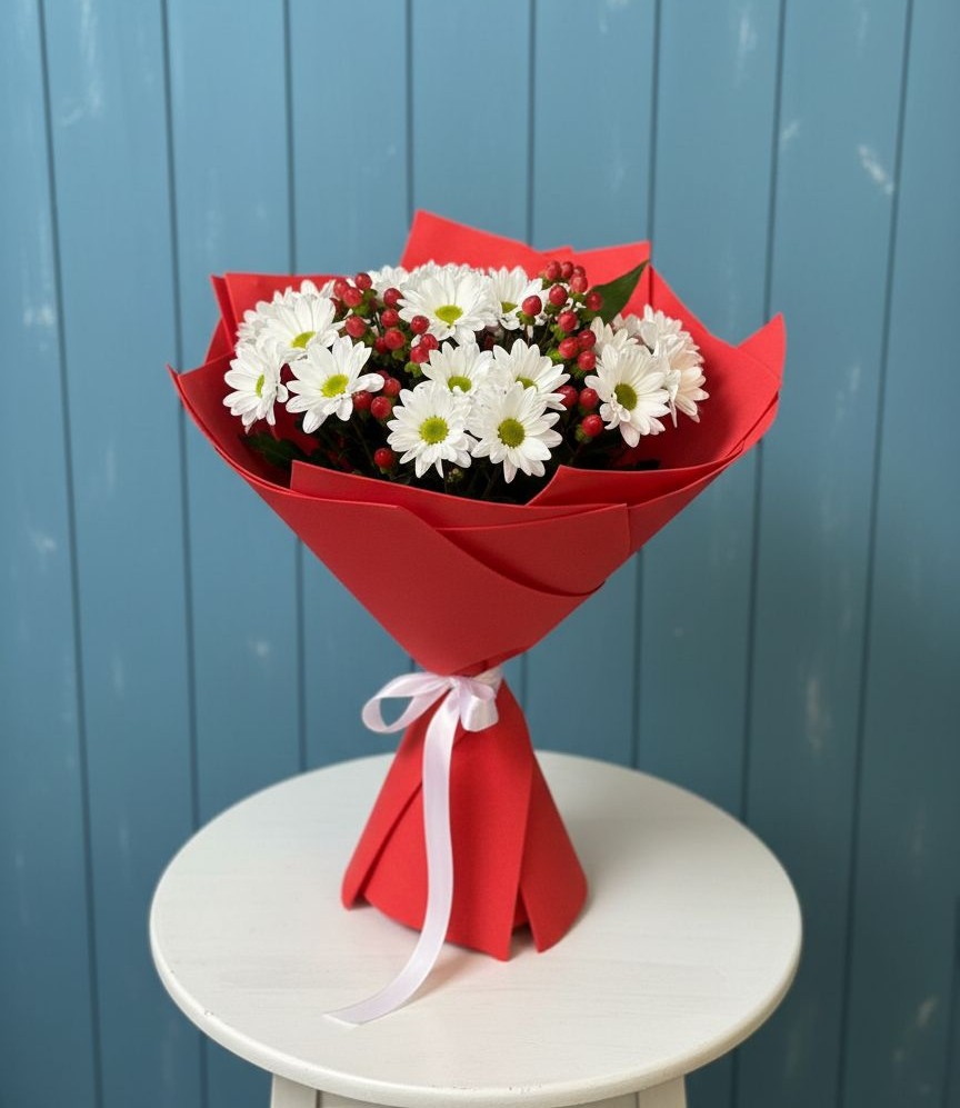 Букет цветов из: Хризантемы в Черноголовке