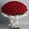 Букет 101 Красная роза Блэк Мэджик в Черноголовке