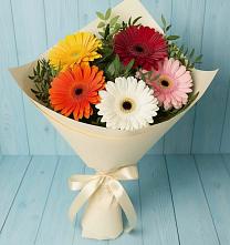 Букет цветов из:  Герберы в Черноголовке