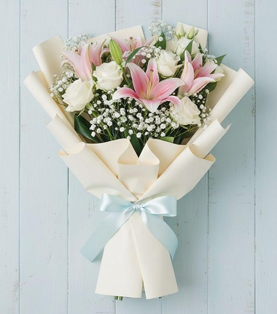 Букет цветов из: Лилии в Черноголовке