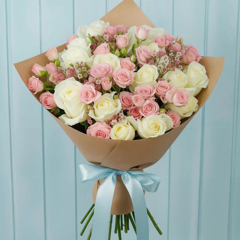 Букет цветов из: Розы в Черноголовке