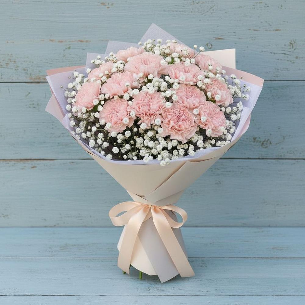 Букет цветов из: Гвоздики в Черноголовке