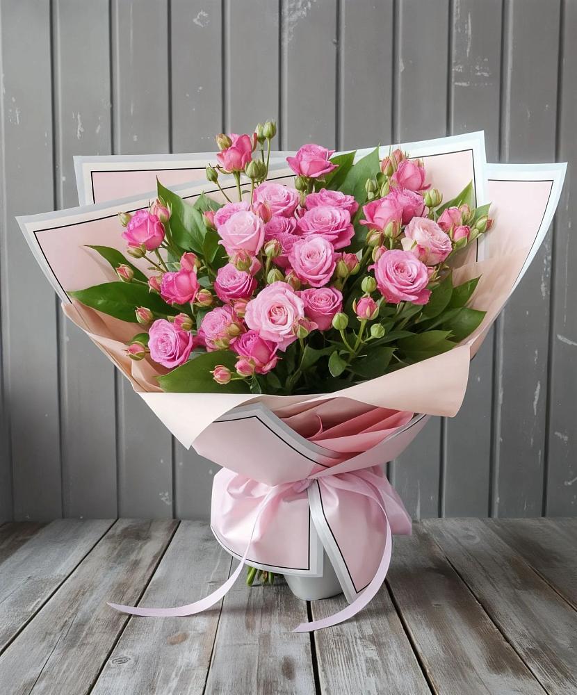 Букет Розовый кустик в Черноголовке