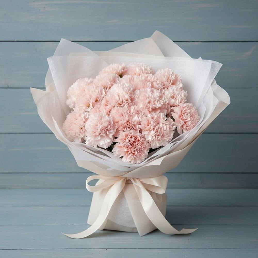 Букет цветов из: Гвоздики в Черноголовке