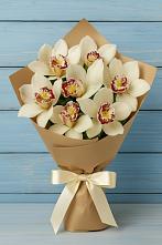 Букет цветов из:  Орхидеи и Розы в Черноголовке